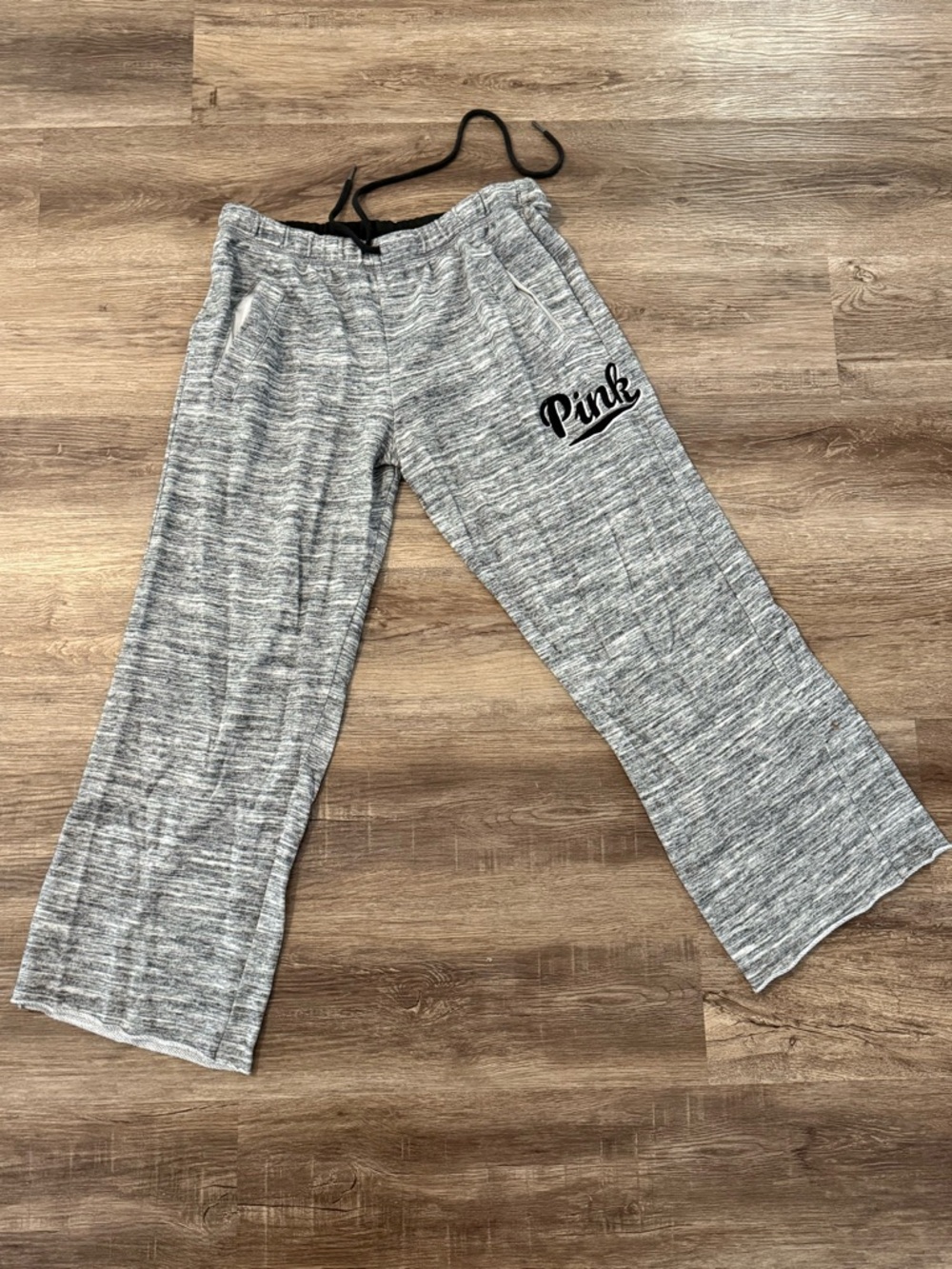 PINK Victoria's Secret Gray Straight Leg Lounge Pants